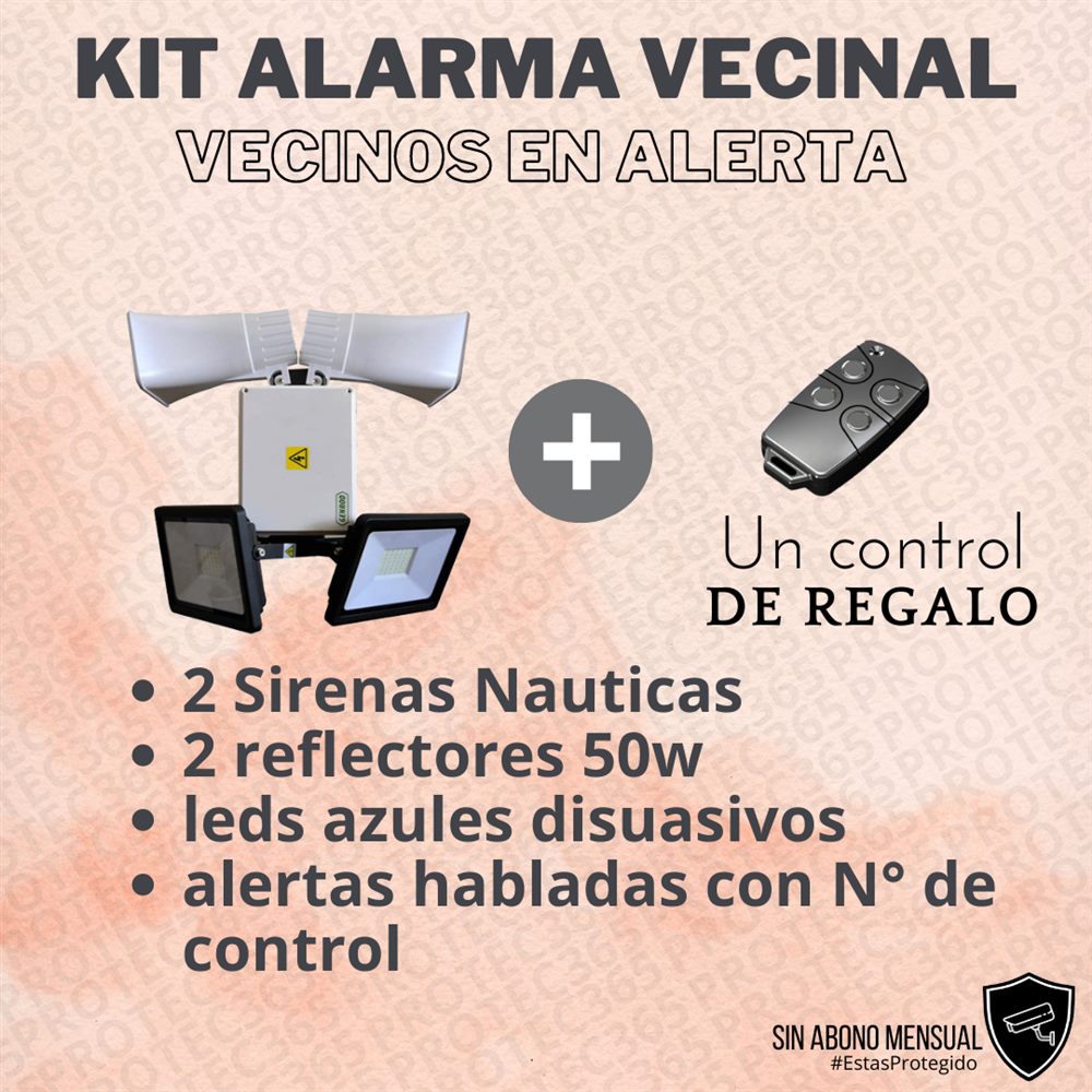 Kit de alarma vecinal