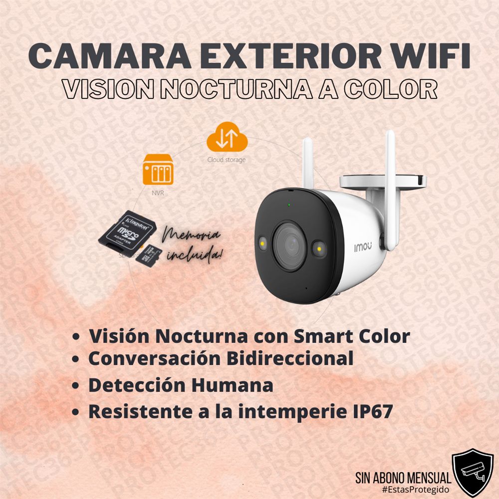 Cámara exterior WiFi