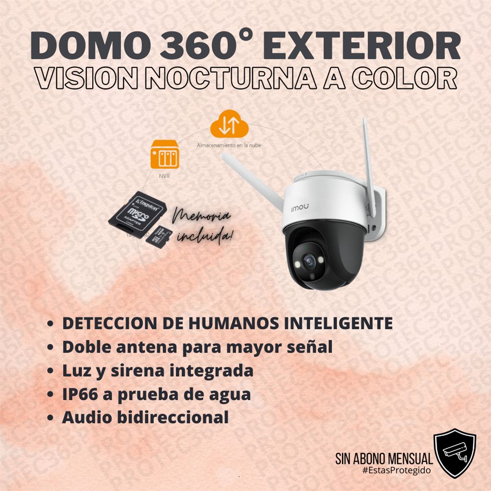 Domo 360° exterior