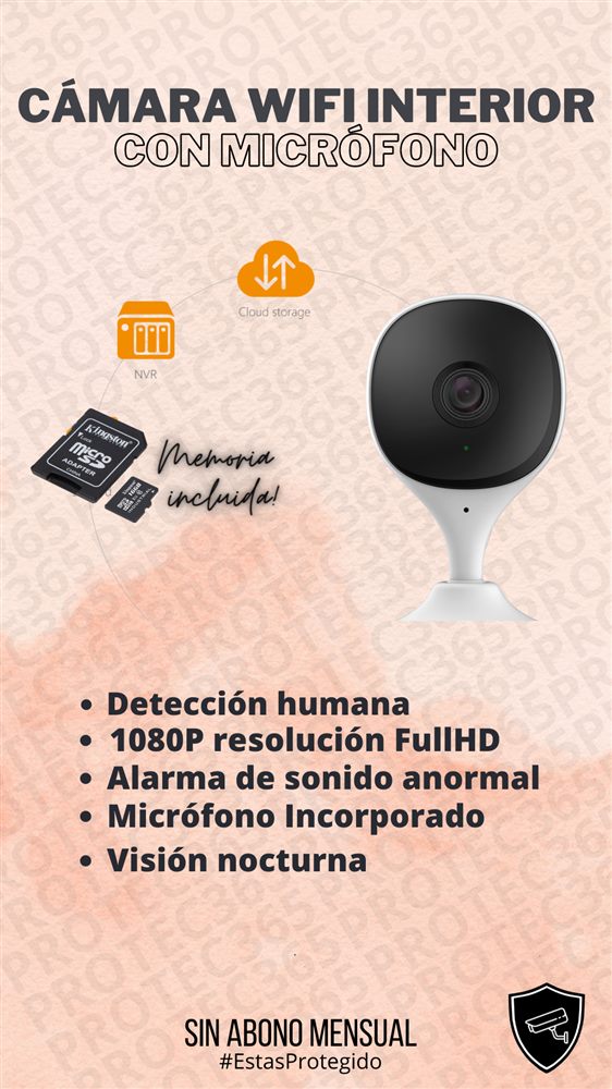 Cámara WiFi interior