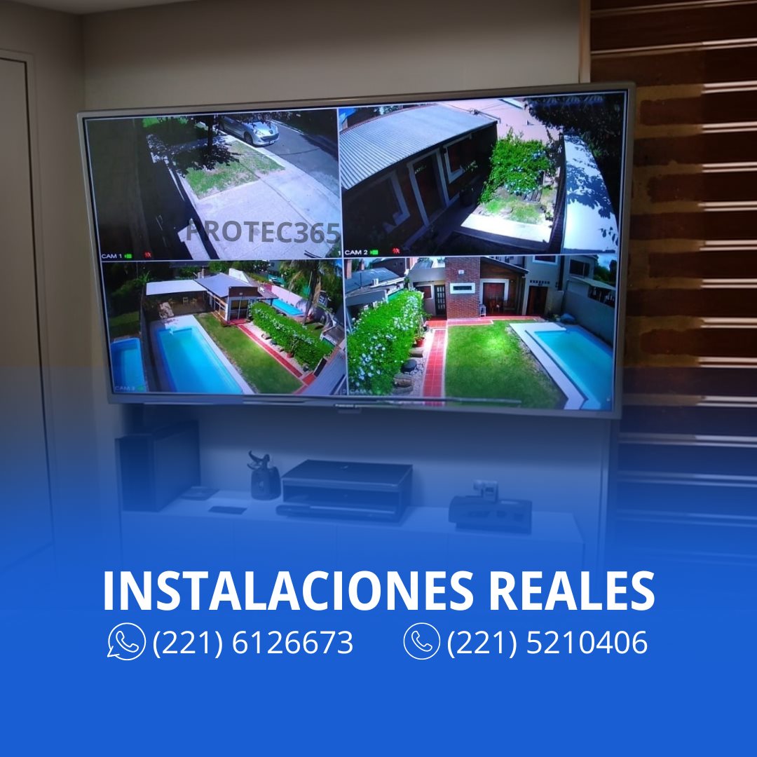 Instalación de 4 cámaras en una vivienda — PROTEC365