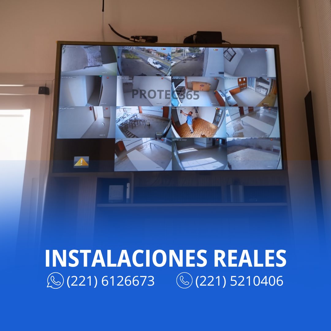 Instalación de 16 cámaras en un edificio — PROTEC365